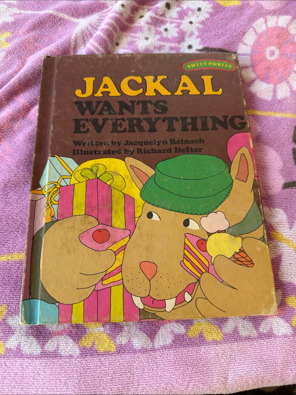 Jackal Wants Everything - Kids Book (Brown, Green, Pink)